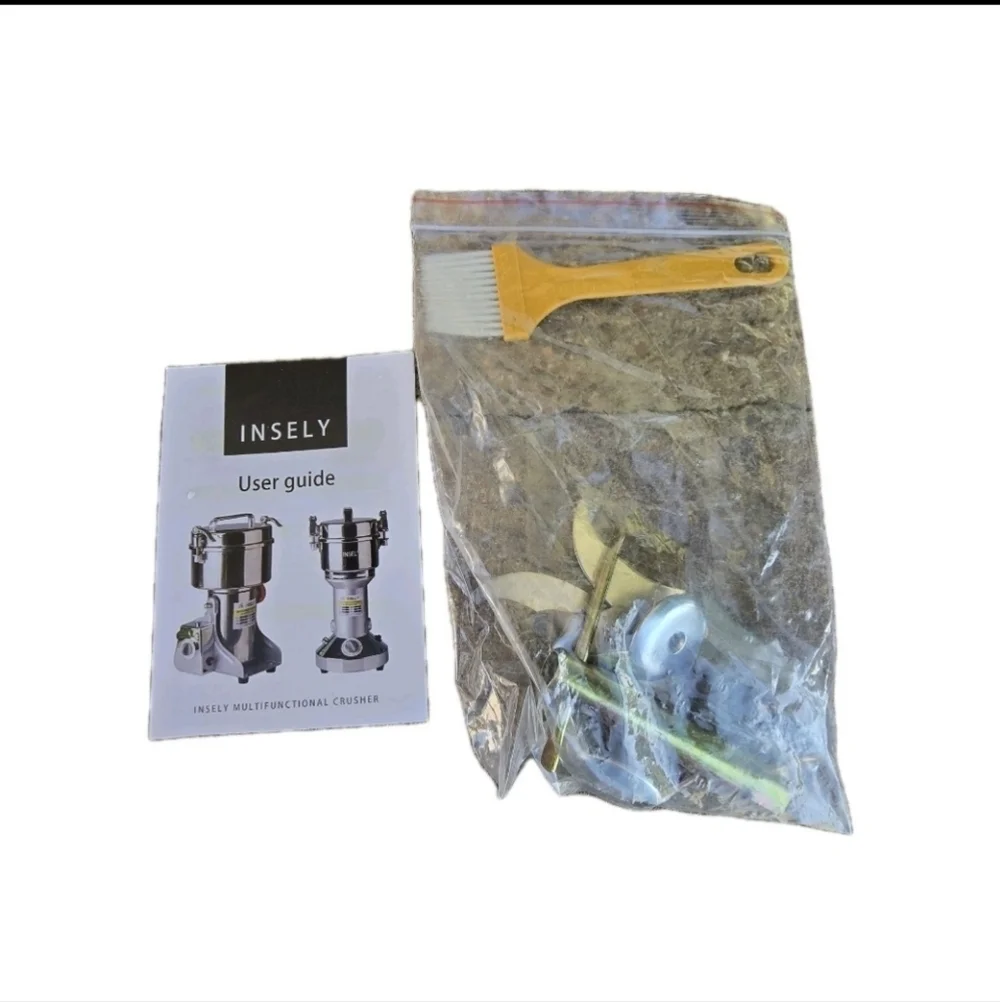 INSELY Grain Mill Grinder 300g High Speed Food Grain Mill Wheat Grinder Coffee